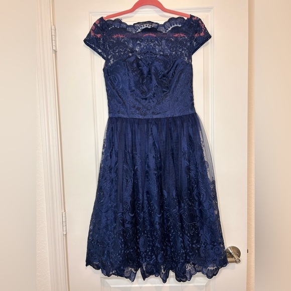 CAP SLEEVE BAROQUE STYLE TEA DRESS NEW - Picture 7 of 9